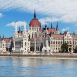 Hungarian parliament from castle - Hungary